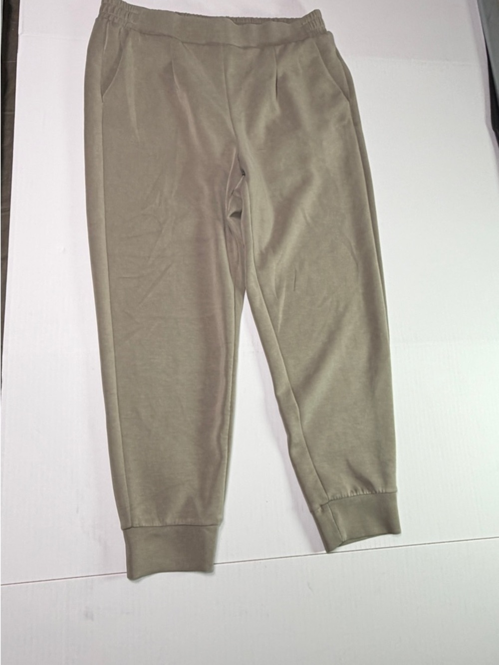 Avia Taupe Full-Zip scuba quarter zip pullover and joggers - Picture 8 of 13